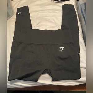 Black Gymshark seamless leggings size small. Missing tags
